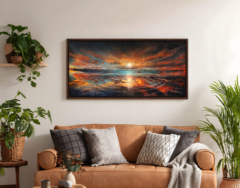 Visual Mathematics Stretched Canvas by Peter Westermann