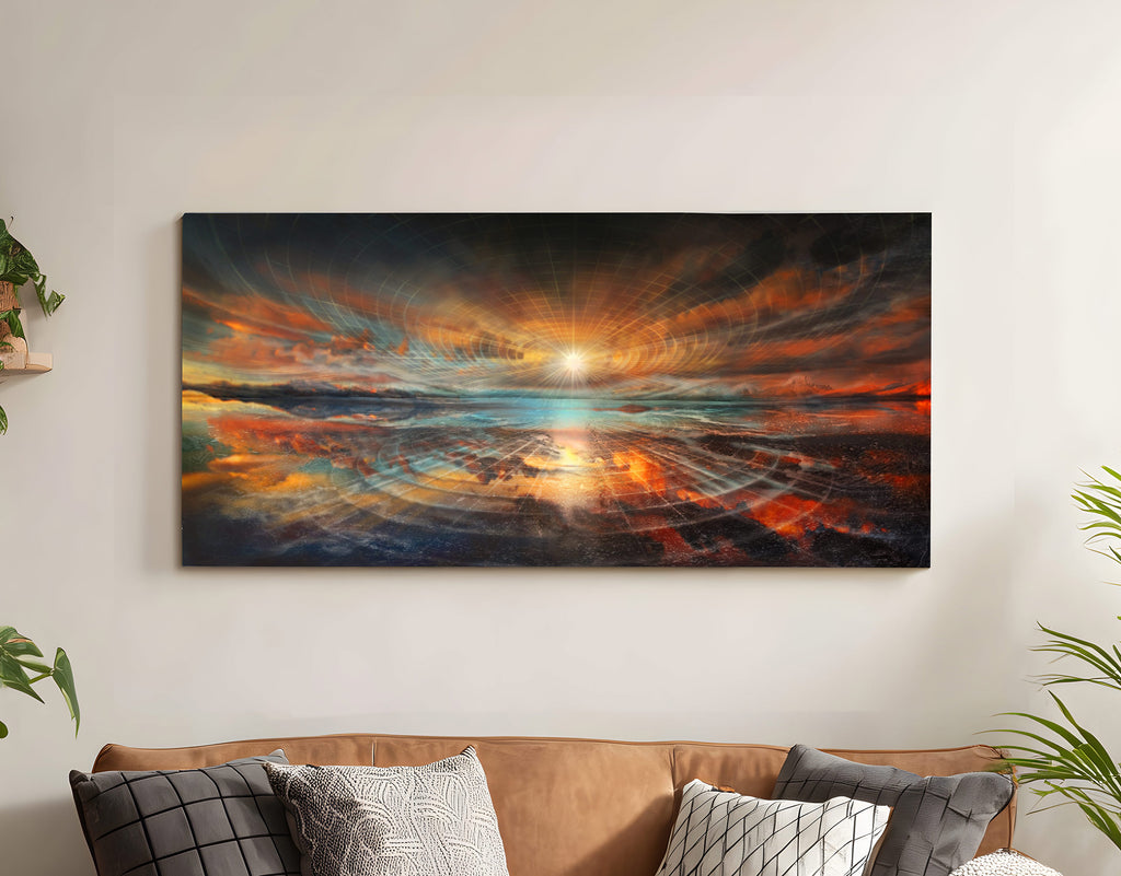 Visual Mathematics Stretched Canvas by Peter Westermann