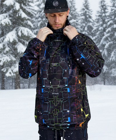 Prism Waterproof Pullover Jacket by Glass Crane