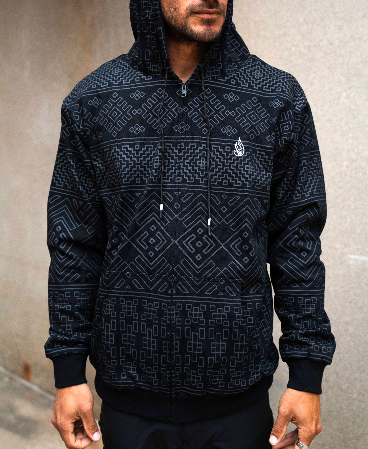 Cryptologic Zip Hoodie by Threyda - Presale Ships March