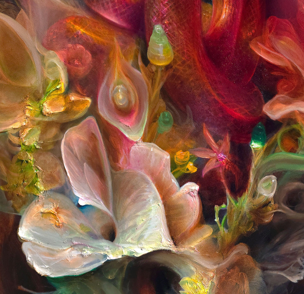 Spilling Light Around See-Through Serpentine By CT Nelson