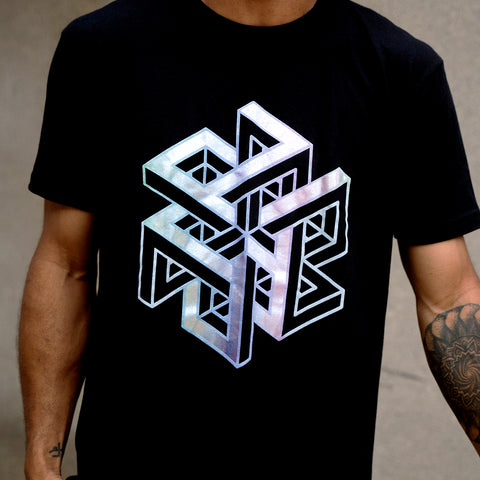 Infinity Cube Screenprint Tee by Threyda