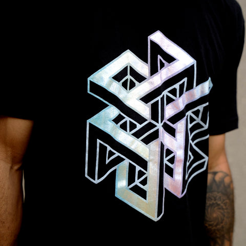 Infinity Cube Screenprint Tee by Threyda