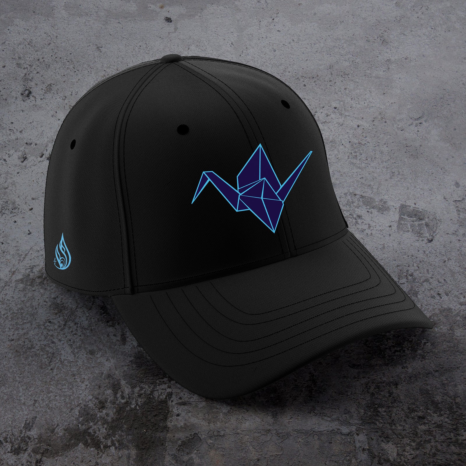 PaperWave Curved Snapback Hat by Justin Totemical