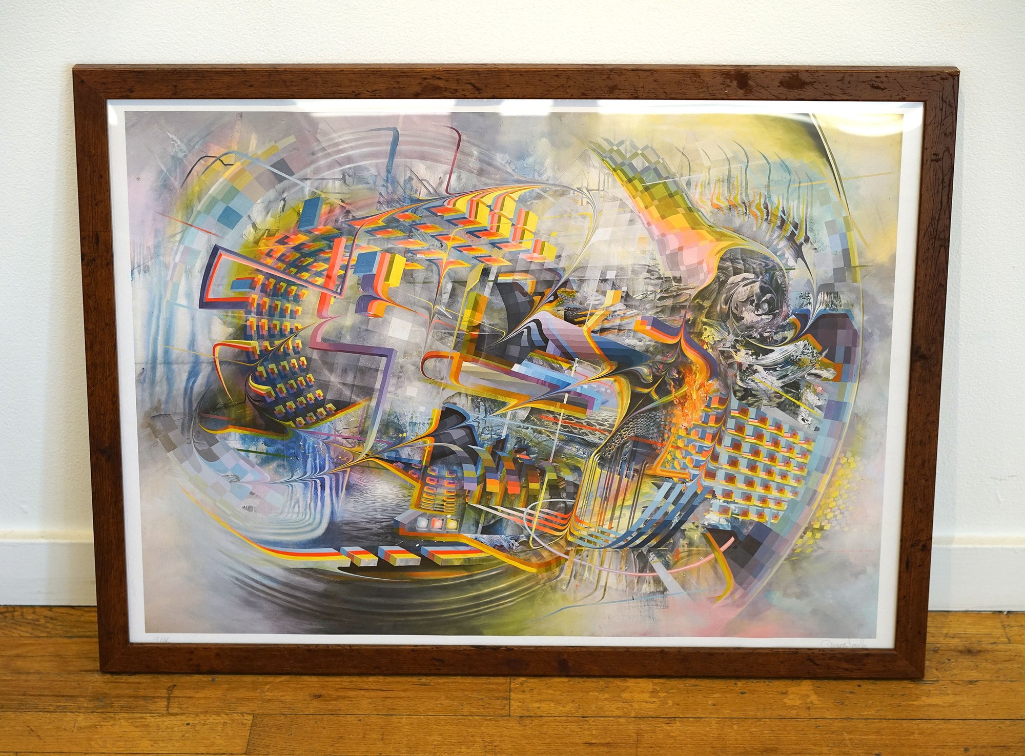 Damon Soule Signed Framed Print - 72 HOUR AUCTION