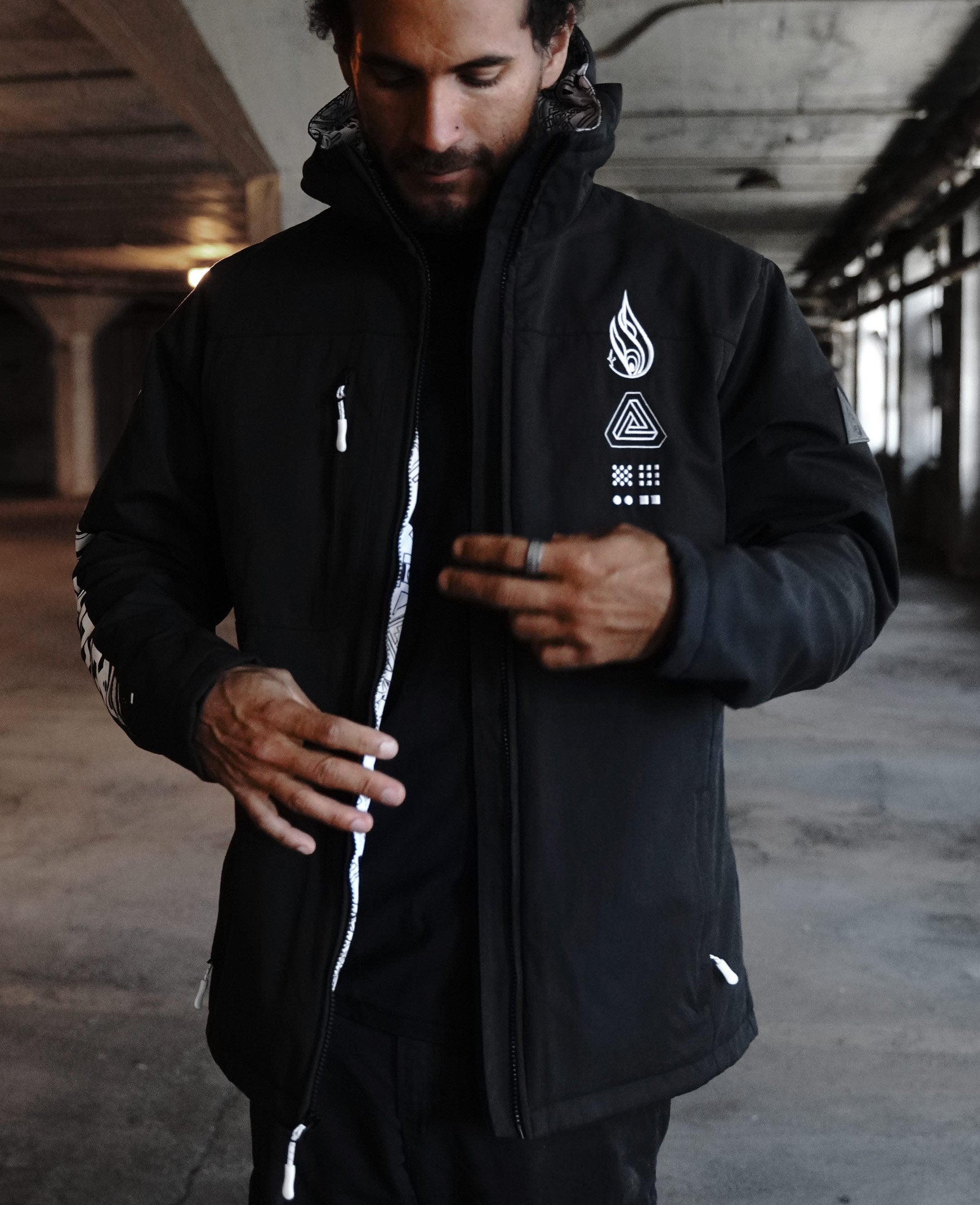 Data Obsidian Jacket by Kimi Takemura x Threyda - Ships Nov 2023