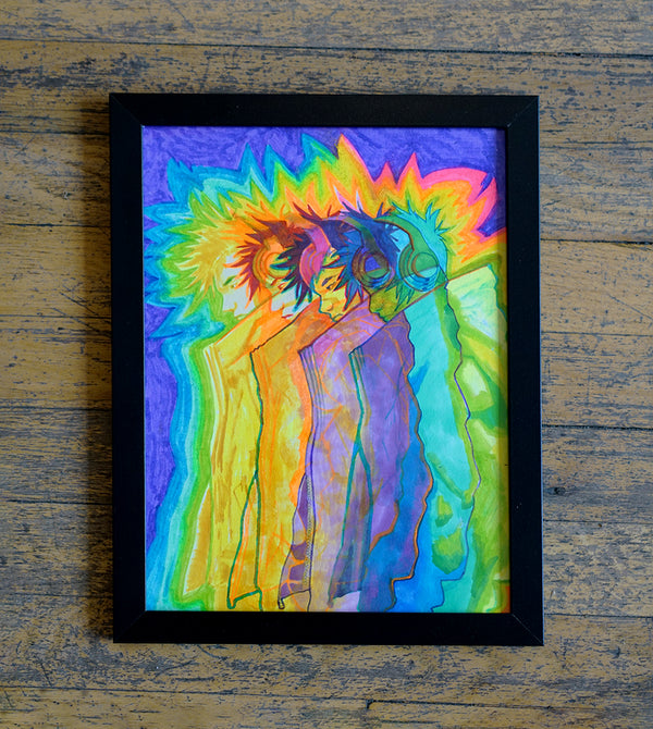 Daydreaming Original Drawing by Jake Amason Threyda Art and Apparel