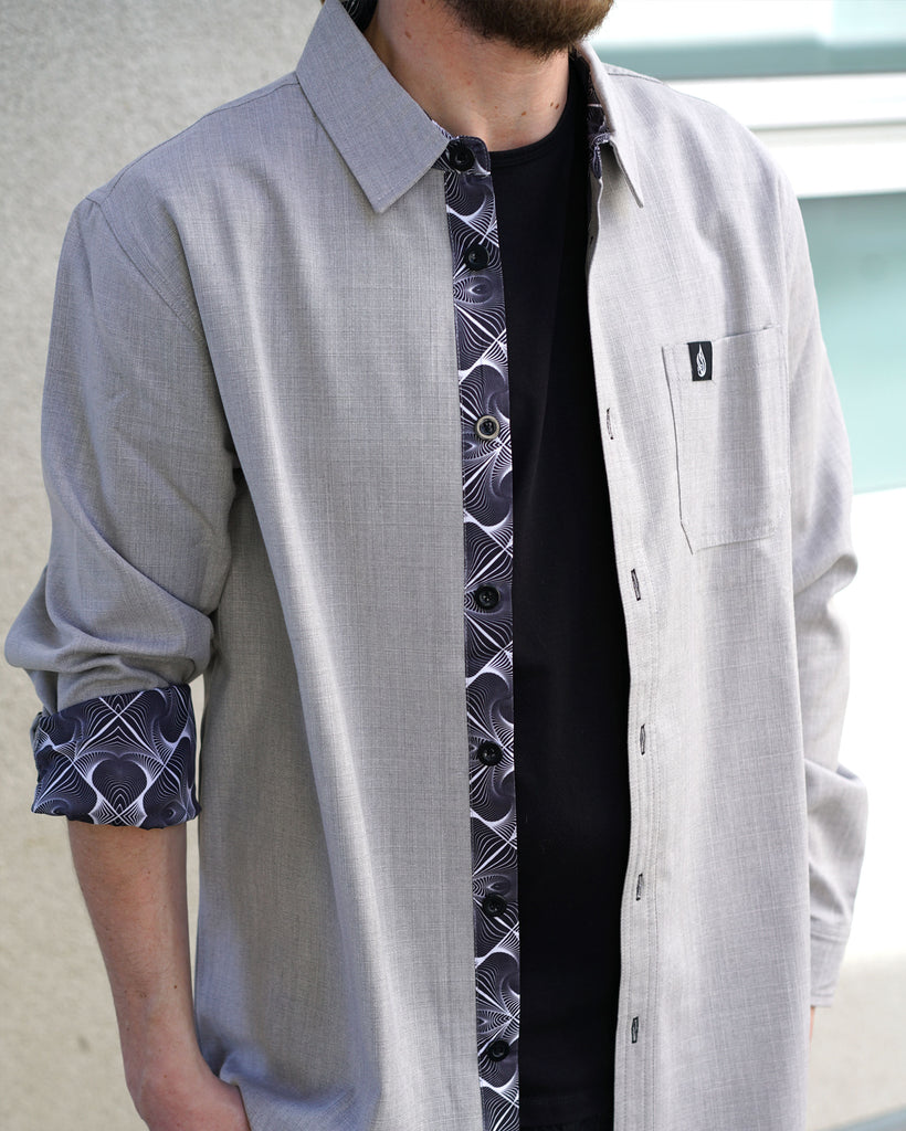 Reinforce Button Lined Down Shirt by Threyda - Presale Ships March