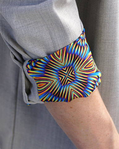 Horizon Lined Button Down Shirt by Threyda - Presale Ships March