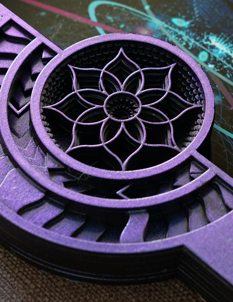 Descending Deep Space Lasercut Frame by Peter Westermann