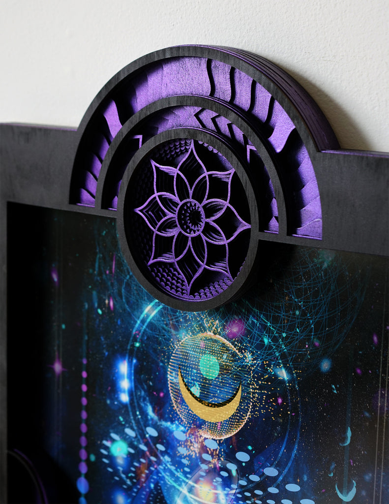 Descending Lasercut Frame by Peter Westermann