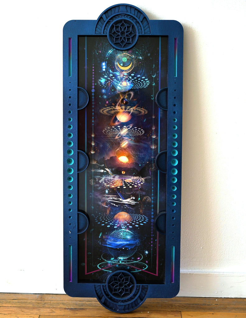 Descending Deep Space Lasercut Frame by Peter Westermann