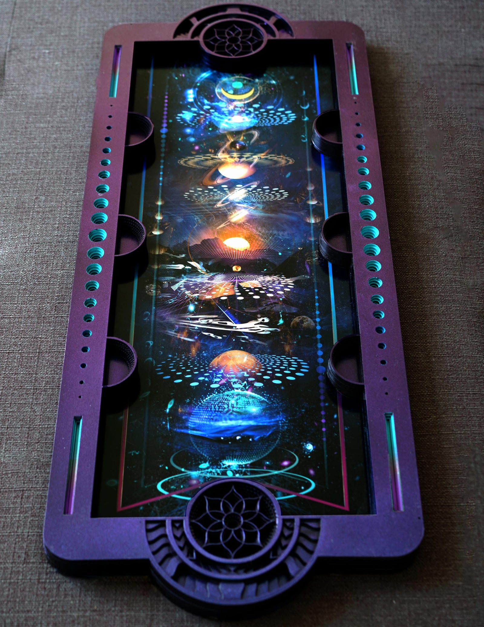 Descending Deep Space Lasercut Frame by Peter Westermann