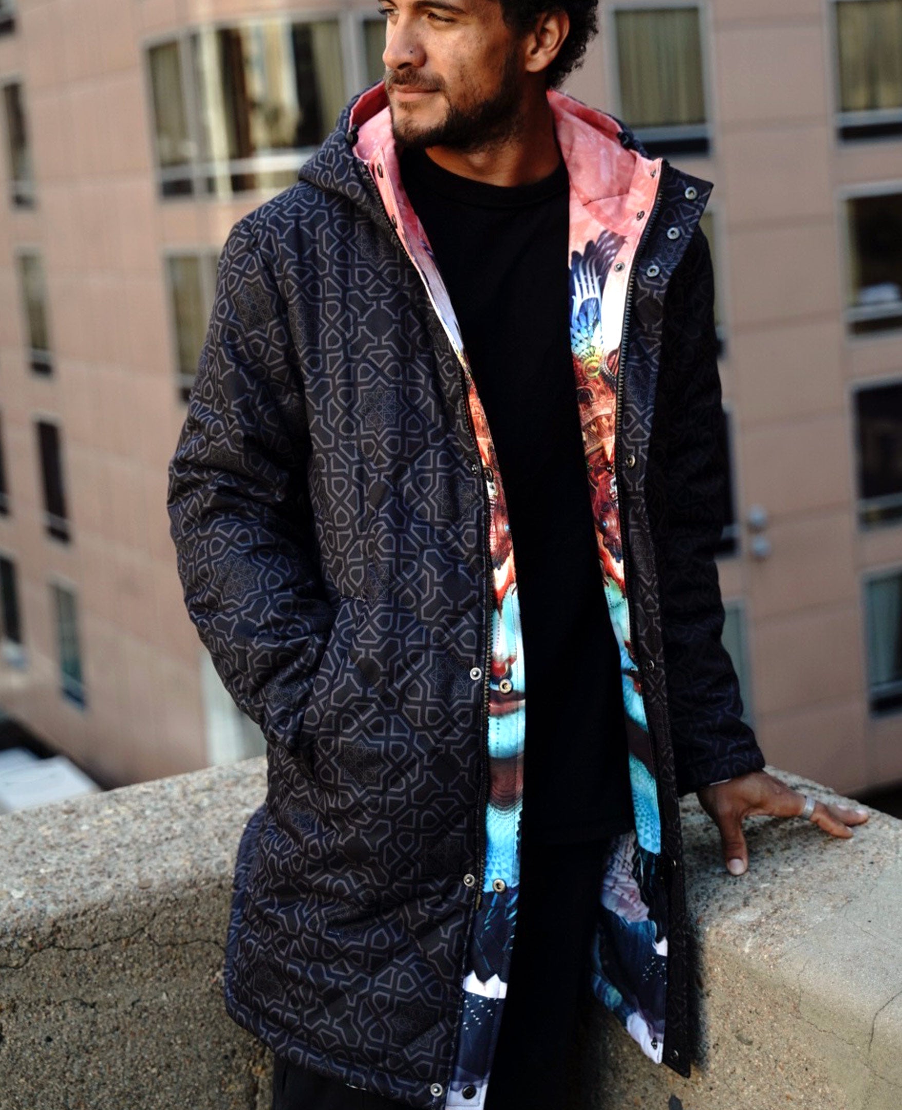 Dharma Dragon Reversible Jacket by Android Jones