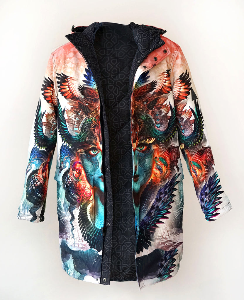 Dharma Dragon Reversible Jacket by Android Jones - Ships November 2023