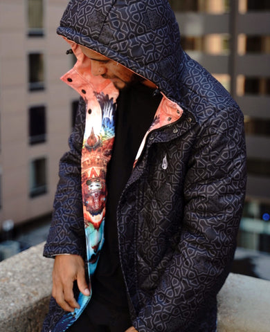 Dharma Dragon Reversible Jacket by Android Jones