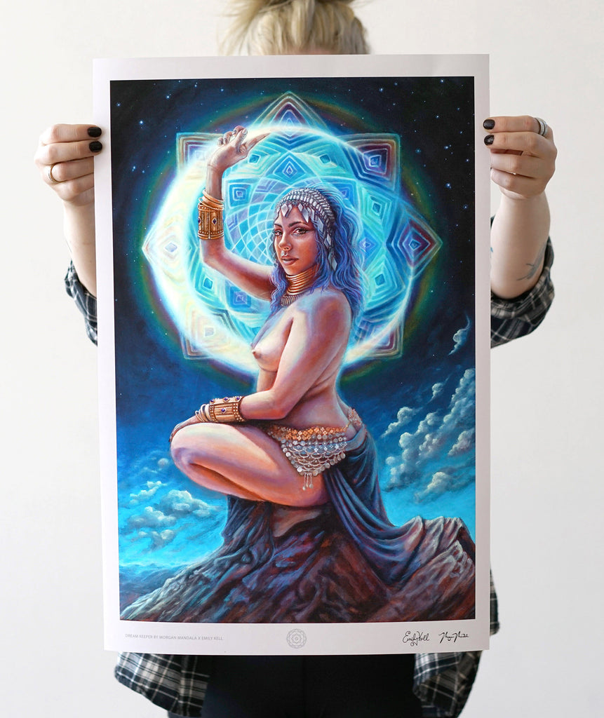 Dream Keeper Signed Print by Morgan Mandala x Emily Kell - 24 Hour Release