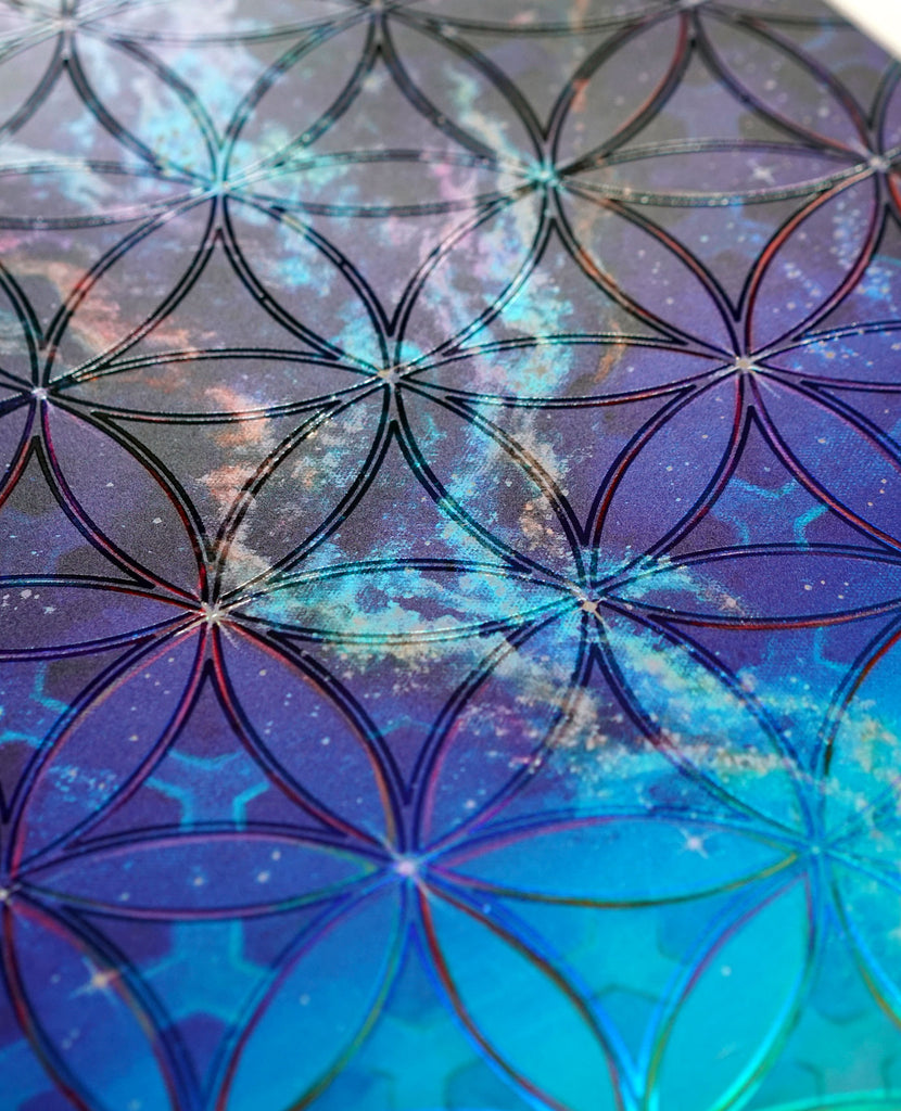 Dust To Dawn Embossed Holo Print by Morgan Mandala