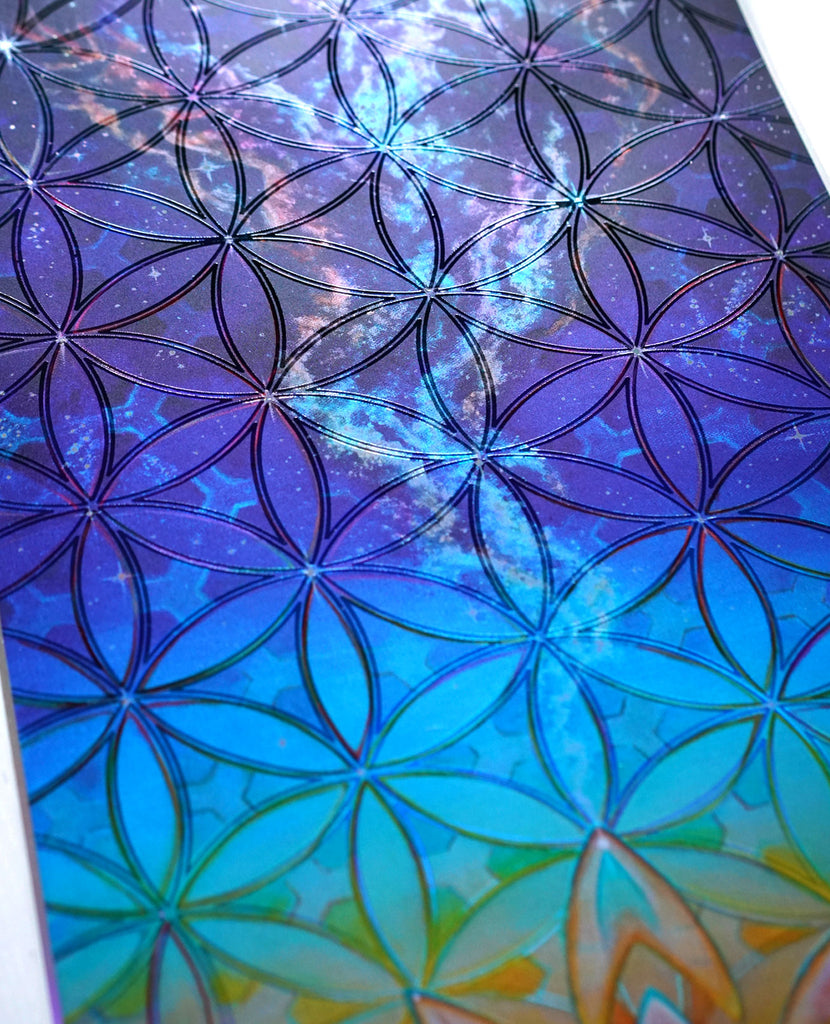 Dust To Dawn Embossed Holo Print by Morgan Mandala