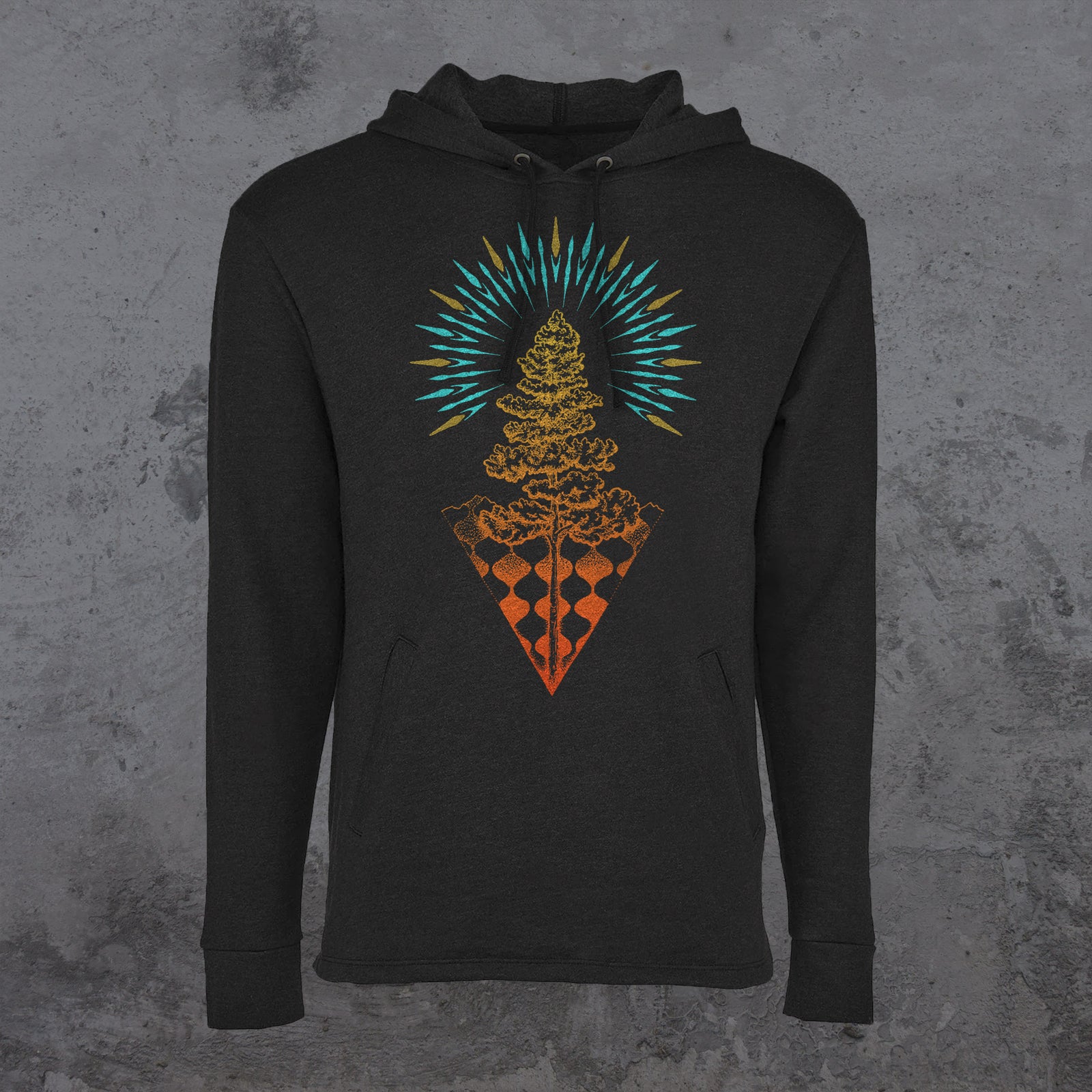 Treeform Pullover Hoodie by Morgan Mandala