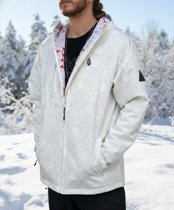 Escher Obsidian Jacket by Threyda - Threyda Art and Apparel