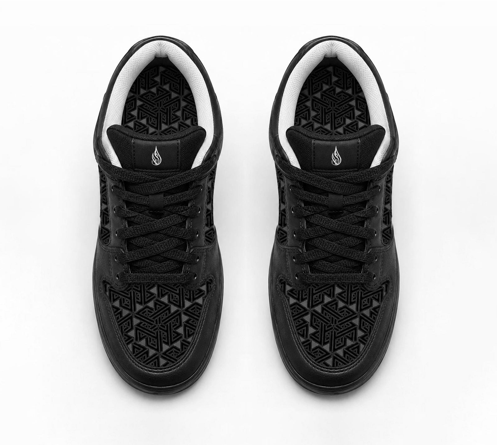 Escher Monochrome Low Shoes by Threyda - Presale Ships October