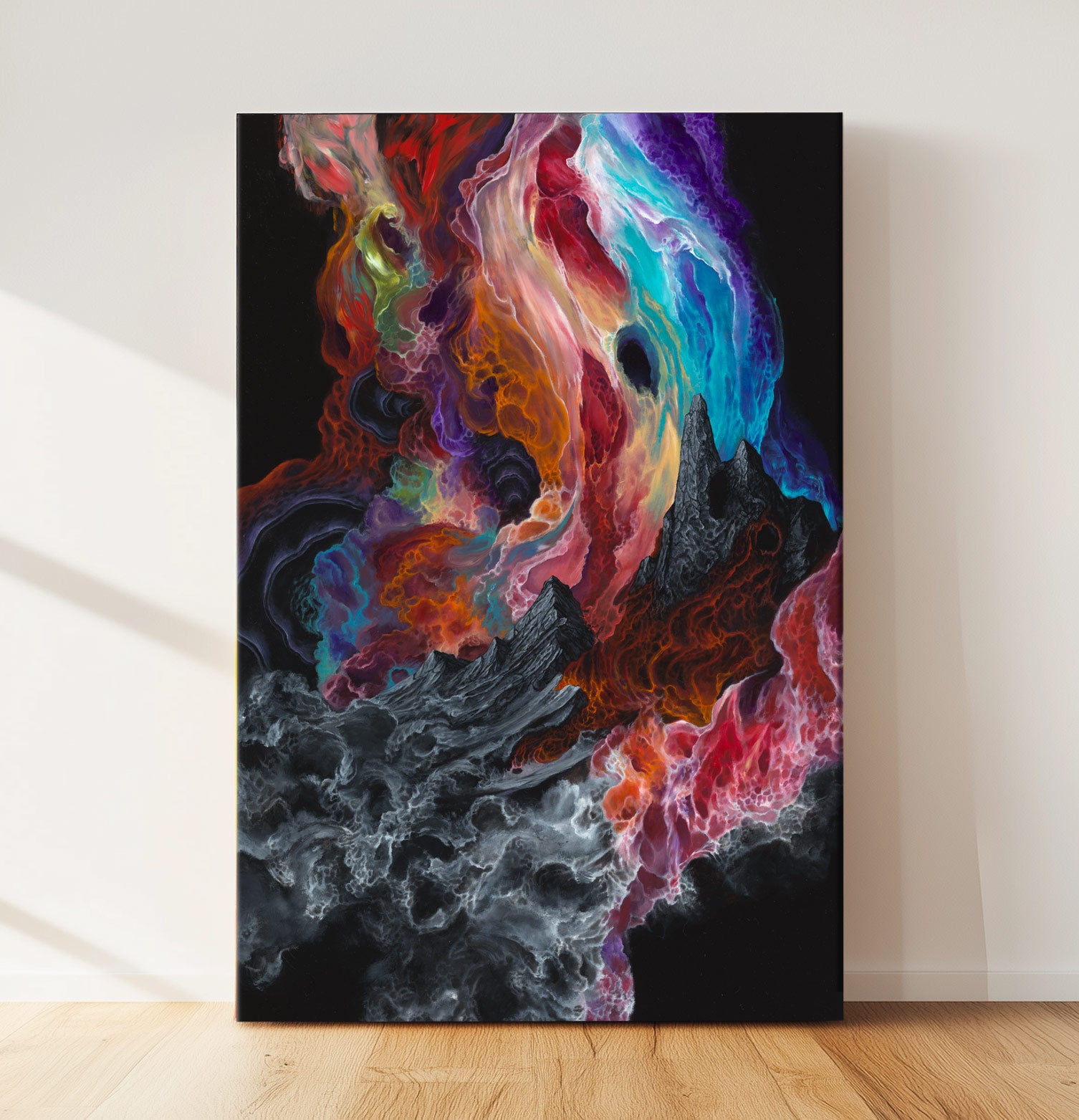Eternal Flame Canvas by Anthony Hurd