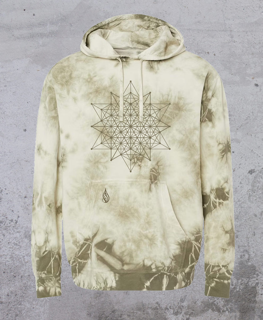 Expanse Tie-dye Pullover Hoodie by Threyda