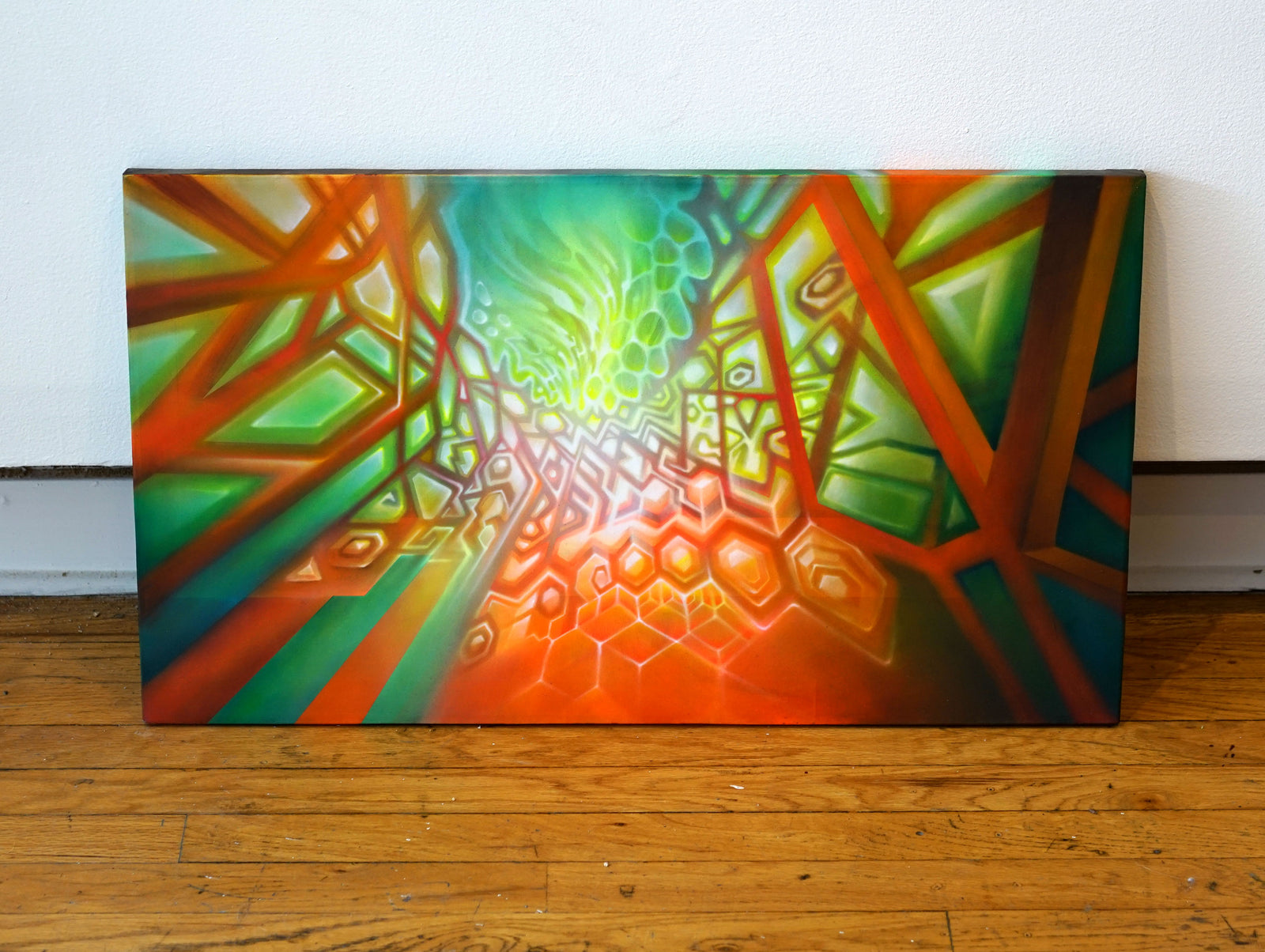 Tessellate Original Painting by Fabian Jimenez - 48 Hour Auction