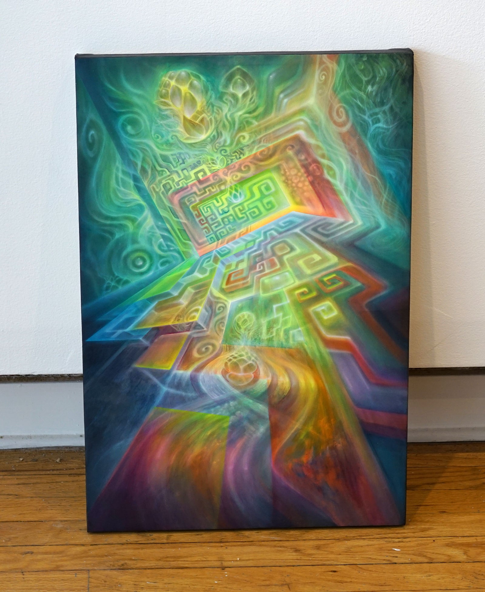 Glowing Passage Original Painting by Fabian Jimenez - 48 Hour Auction