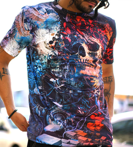 Fare Thee Well Tee by Android Jones - Ships April