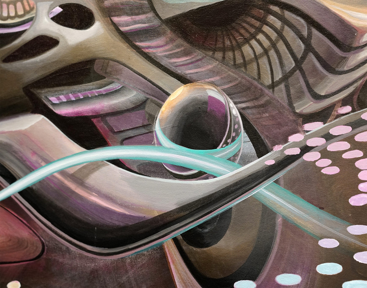 Drone Original Painting by Threyda x Apex