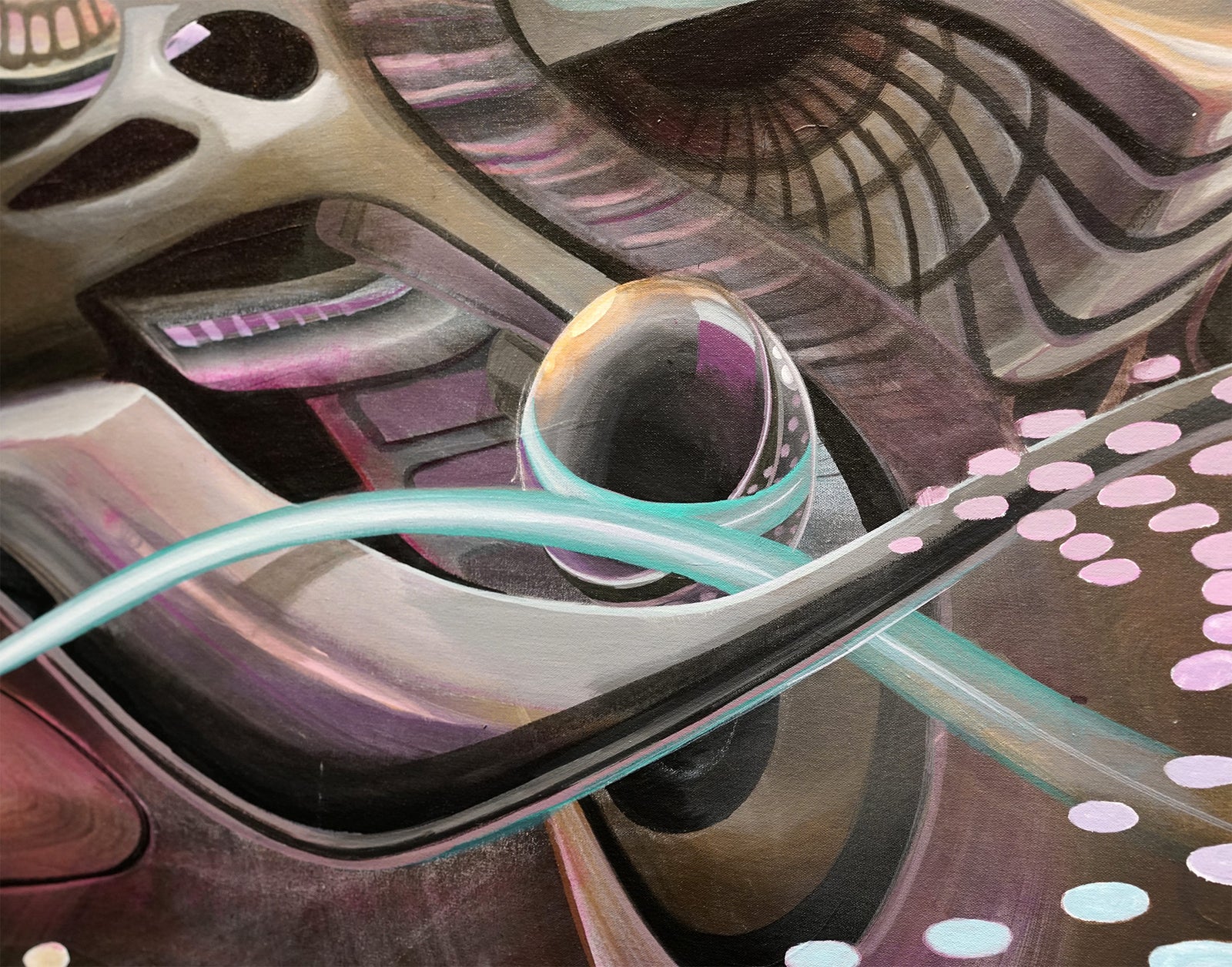 Drone Original Painting by Threyda x Apex