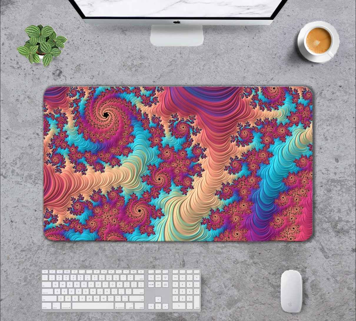 Fractal Desk Mat - Standard Size