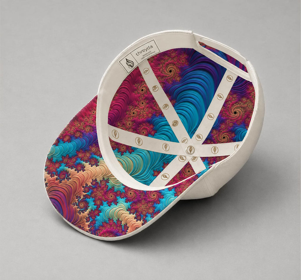 Fractal Snapback Hat by Threyda - Presale Ships Oct