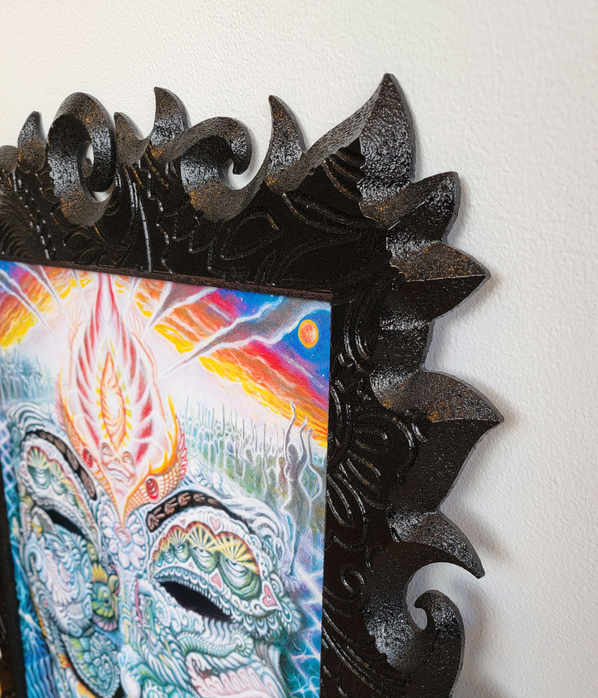 Fawkes Custom Framed Canvas Print by Randal Roberts - 48 Hour Auction