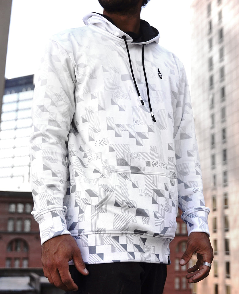 Tek Sublimation Fleece Pullover Hoodie by Threyda