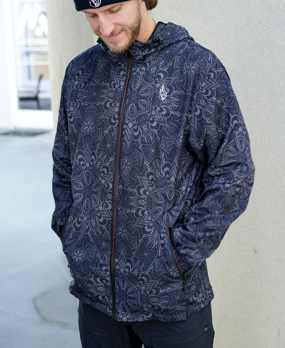 Qbert Windbreaker Jacket by Gage Kelsey