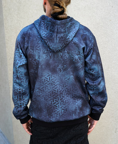 Interlocked Sherpa Hoodie by Gage Kelsey