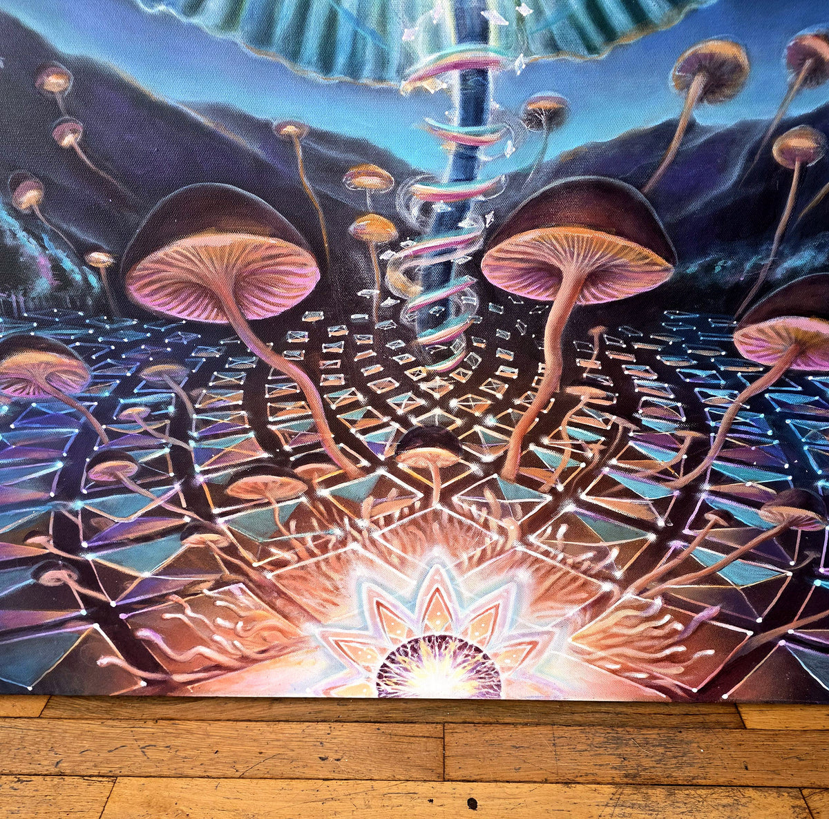 Genesis Original Painting by Morgan Mandala x Peter Westermann - 48 Hour Auction