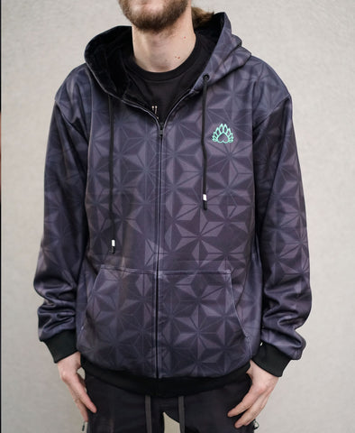 Drrtywulvz Psyfidelic Sherpa Hoodie by Jake Amason