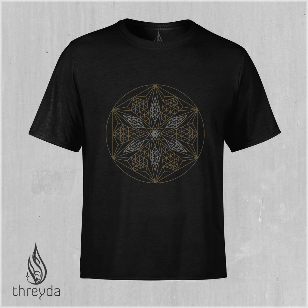 Golden Seed Screenprint Tee by Threyda
