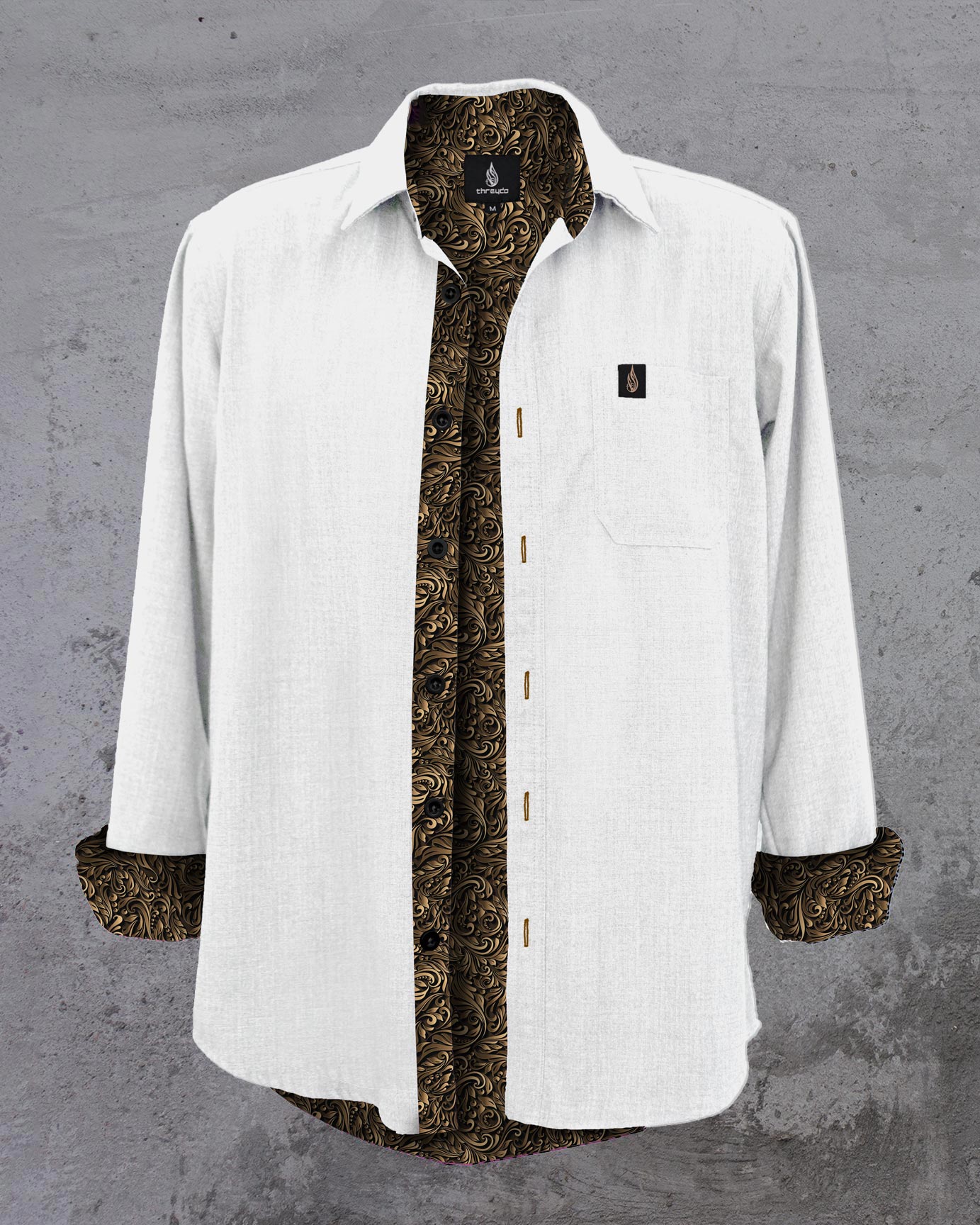Solstice Lined Button Down Shirt by Threyda - Presale Ships Nov