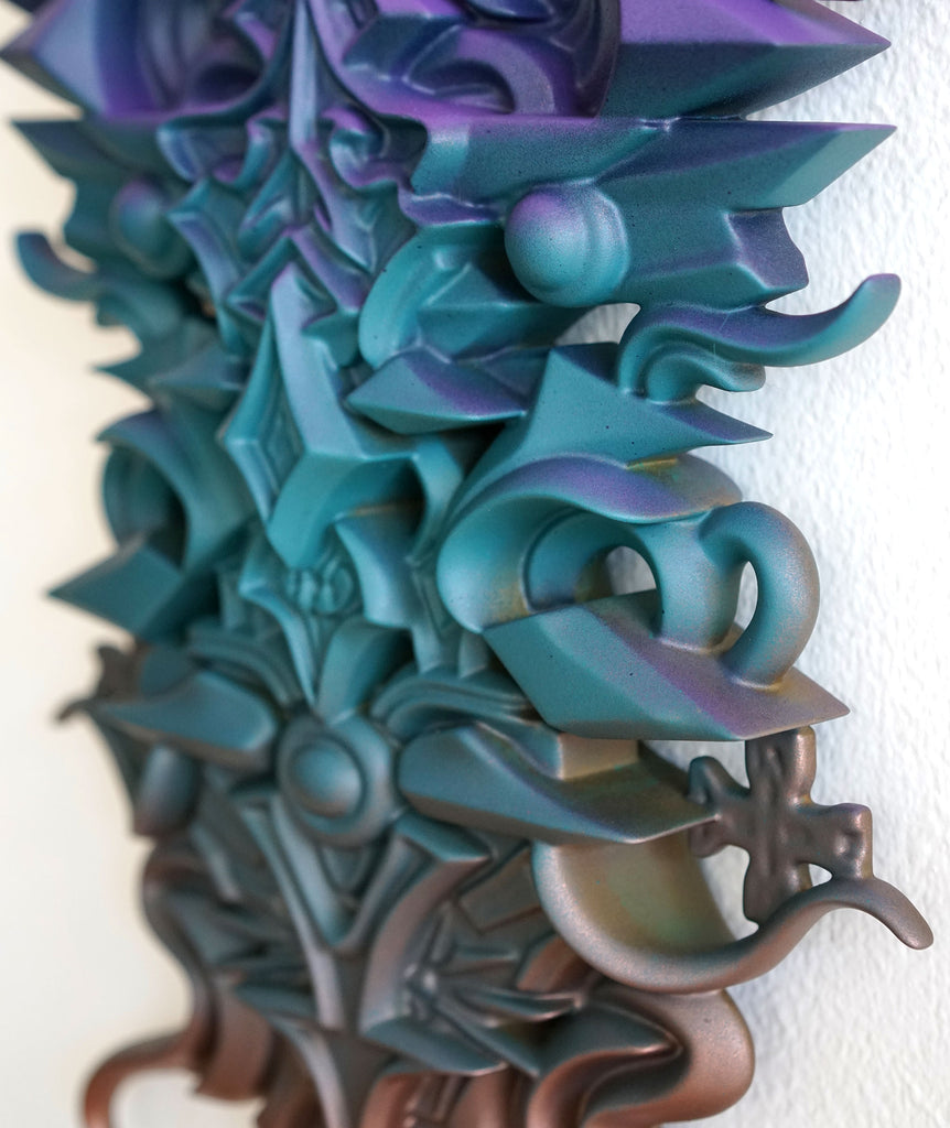 Gradient Totem Artifact Sculpture by Stephen Kruse