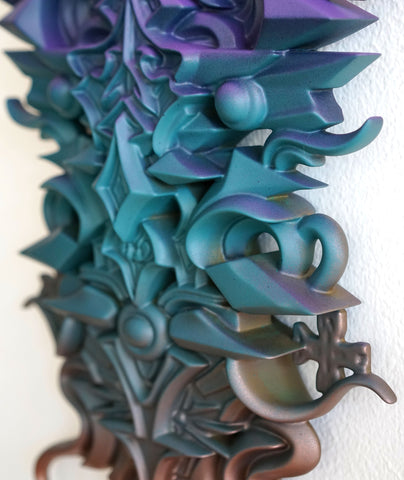 Gradient Totem Artifact Sculpture by Stephen Kruse