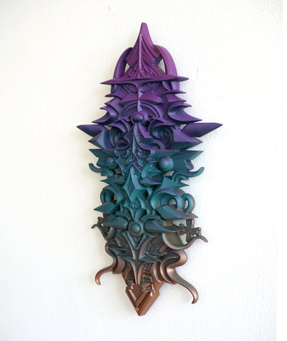 Gradient Totem Artifact Sculpture by Stephen Kruse
