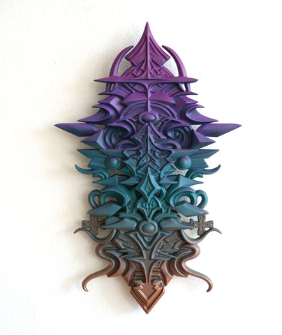 Gradient Totem Artifact Sculpture by Stephen Kruse