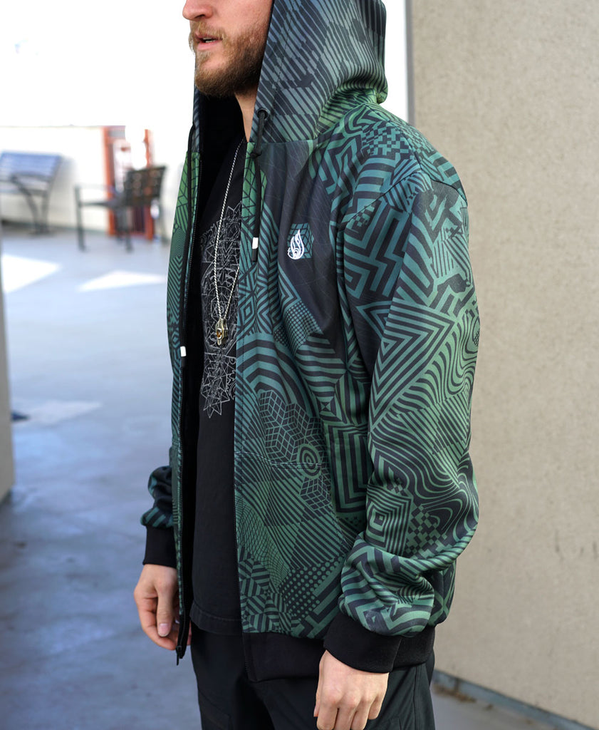 Camocubism Sherpa Hoodie by Corey Divine