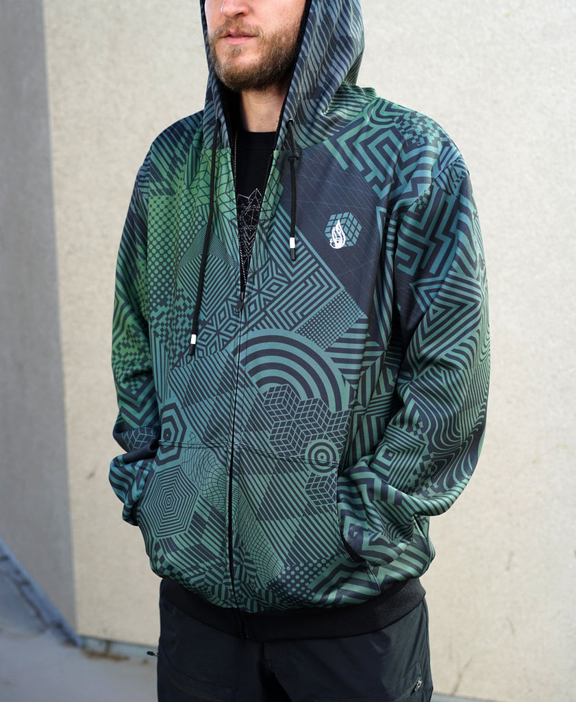 Camocubism Sherpa Hoodie by Corey Divine