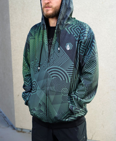 Camocubism Sherpa Hoodie by Corey Divine